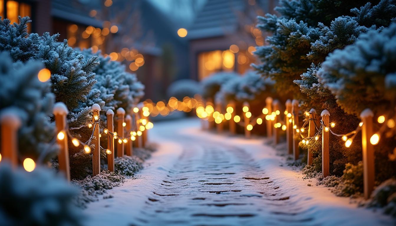 Décoration de Noël extérieur : illuminez votre jardin avec style 2 découvrez nos idées et conseils pour une décoration de noël extérieur réussie. illuminez votre jardin avec style grâce à des guirlandes, lumières et accessoires festifs tendances.