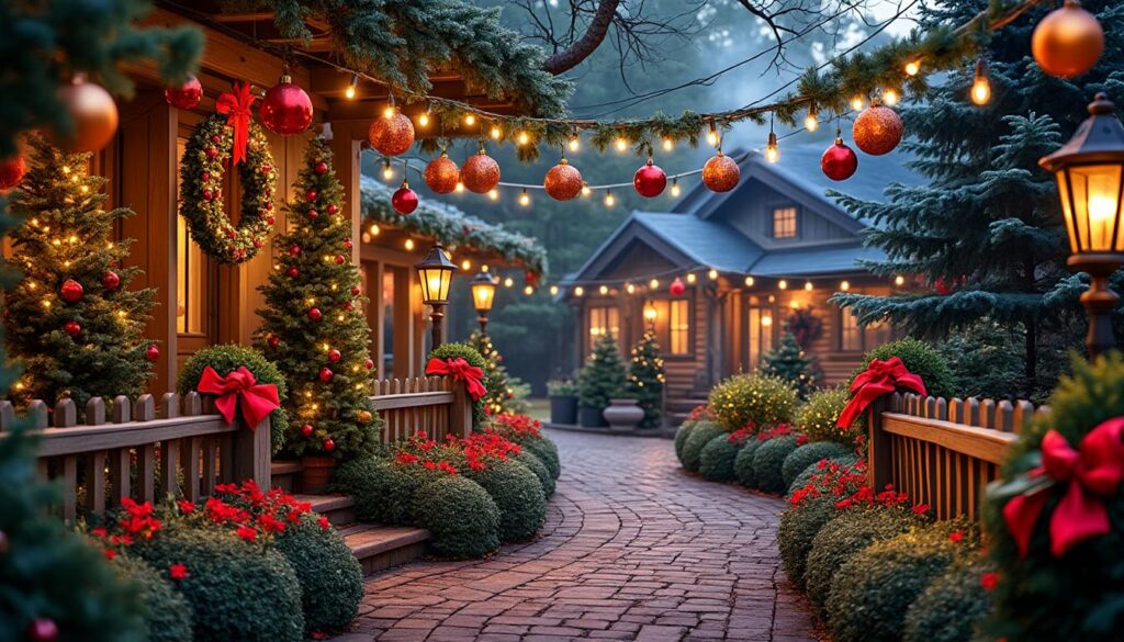 apportez une touche féerique à votre extérieur avec nos idées de décoration de noël pour illuminer votre jardin. découvrez des astuces tendances pour créer une ambiance magique et chaleureuse durant les fêtes.