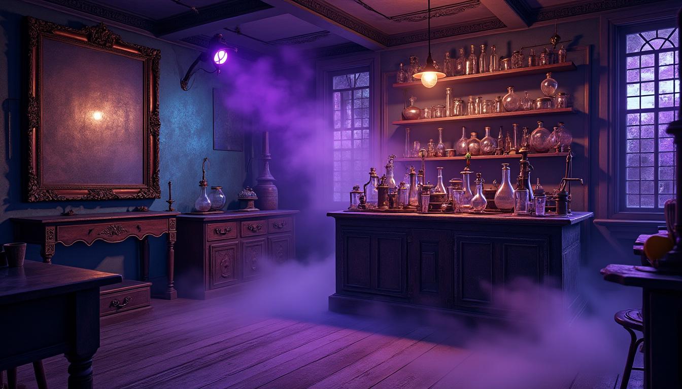 Décoration Halloween maison hantée : créez une ambiance terrifiante 2 découvrez nos idées de décoration pour une maison hantée et créez une ambiance terrifiante pour halloween. effets effrayants, accessoires, astuces diy : tout pour une fête inoubliable !