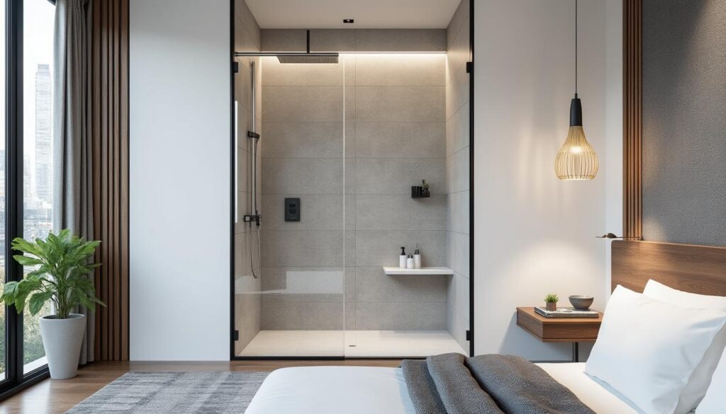 découvrez nos astuces ingénieuses et solutions pratiques pour installer une douche dans une chambre, alliant design moderne et fonctionnalité optimale.