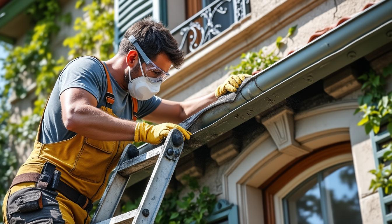 apprenez à peindre une gouttière en zinc avec notre guide complet. découvrez les astuces essentielles pour obtenir une finition durable et résistante aux intempéries.