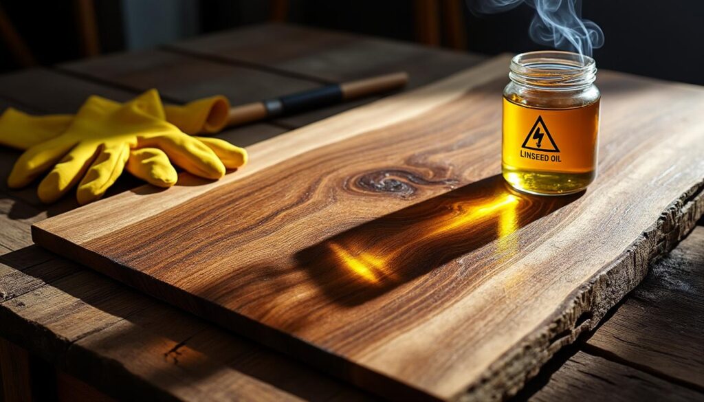 découvrez les risques potentiels de l'utilisation de l'huile de lin sur le bois et apprenez comment les prévenir pour garantir un entretien sûr et efficace.