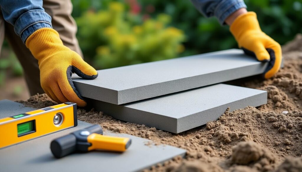 découvrez nos astuces et précautions essentielles pour installer des dalles en béton sur la terre avec succès, garantissant une pose durable et esthétique.