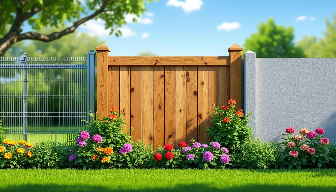 🌿 Choisir la Clôture Parfaite : Grillagée, Bois ou Béton ? 🏡
