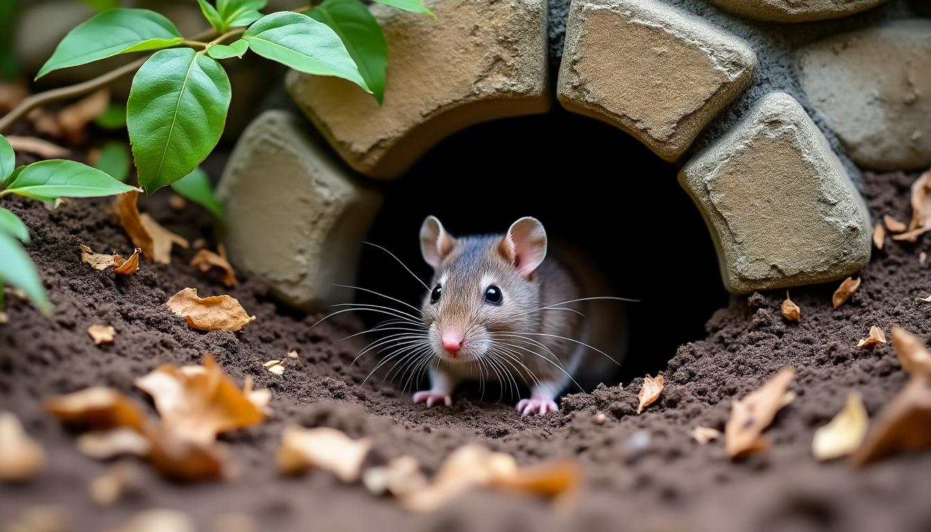 Comment identifier et éradiquer efficacement un terrier de rat dans votre jardin ? 2 apprenez à repérer les signes d'un terrier de rat dans votre jardin et découvrez les méthodes efficaces pour l'éradiquer rapidement et en toute sécurité.