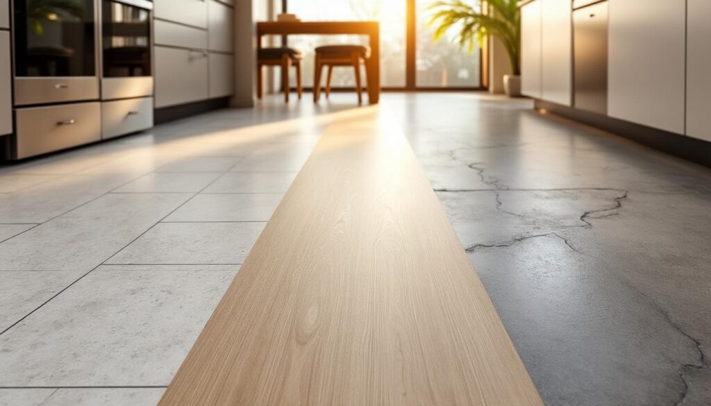 découvrez comment choisir le revêtement idéal pour le sol de votre cuisine parmi le carrelage, le vinyle et le béton, en fonction de vos besoins, style et budget.