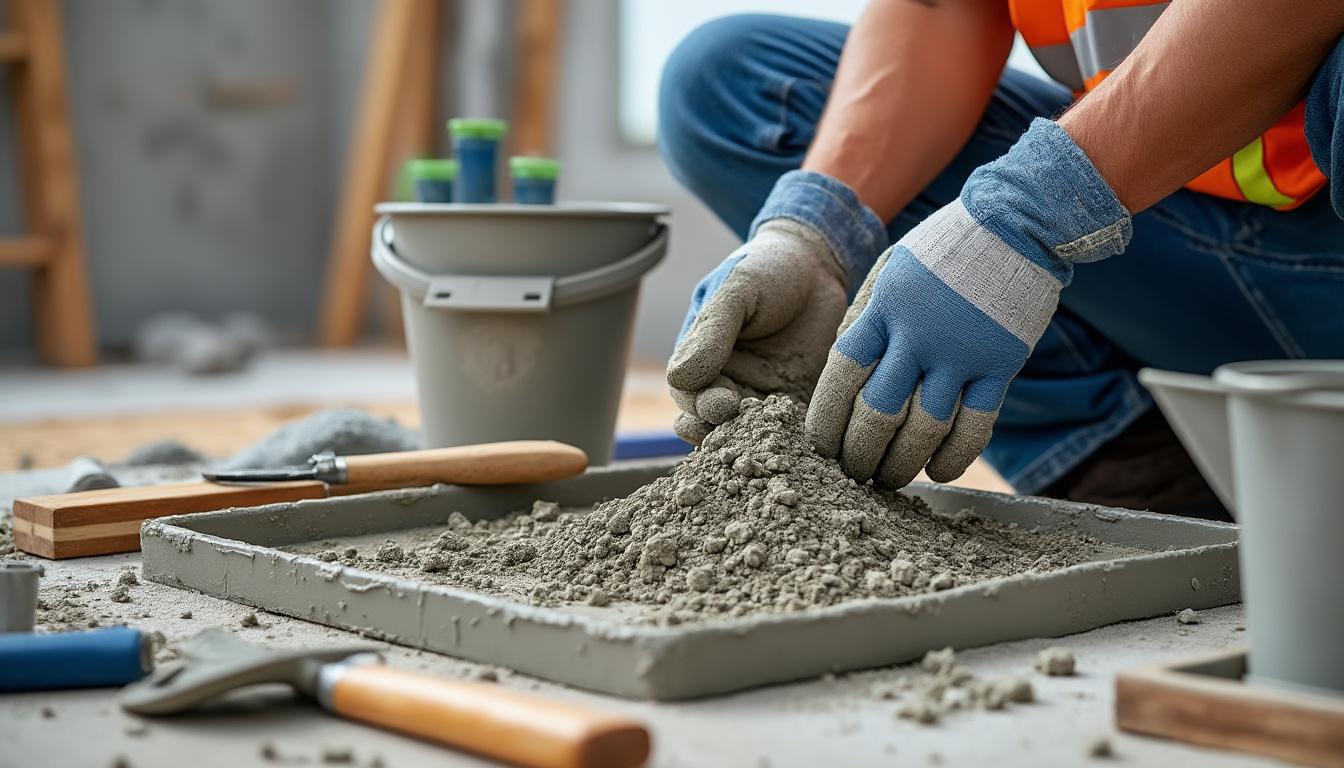 découvrez la méthode précise pour un dosage béton 350 kg avec mélange sable gravier, garantissant un béton solide et durable pour tous vos travaux de construction.