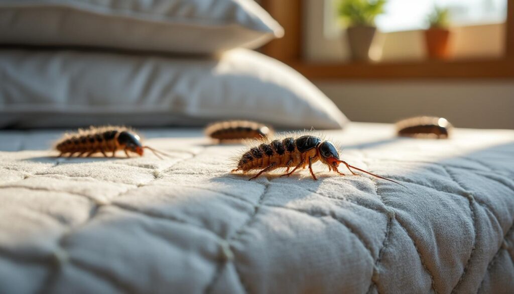 découvrez comment identifier et éliminer efficacement une infestation de larves d'anthrène dans vos matelas pour protéger votre maison.
