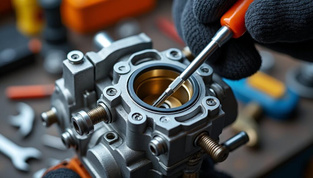 apprenez à régler facilement les vis h et l du carburateur de votre tronçonneuse pour retrouver toute sa puissance, grâce à notre guide étape par étape simple et complet.