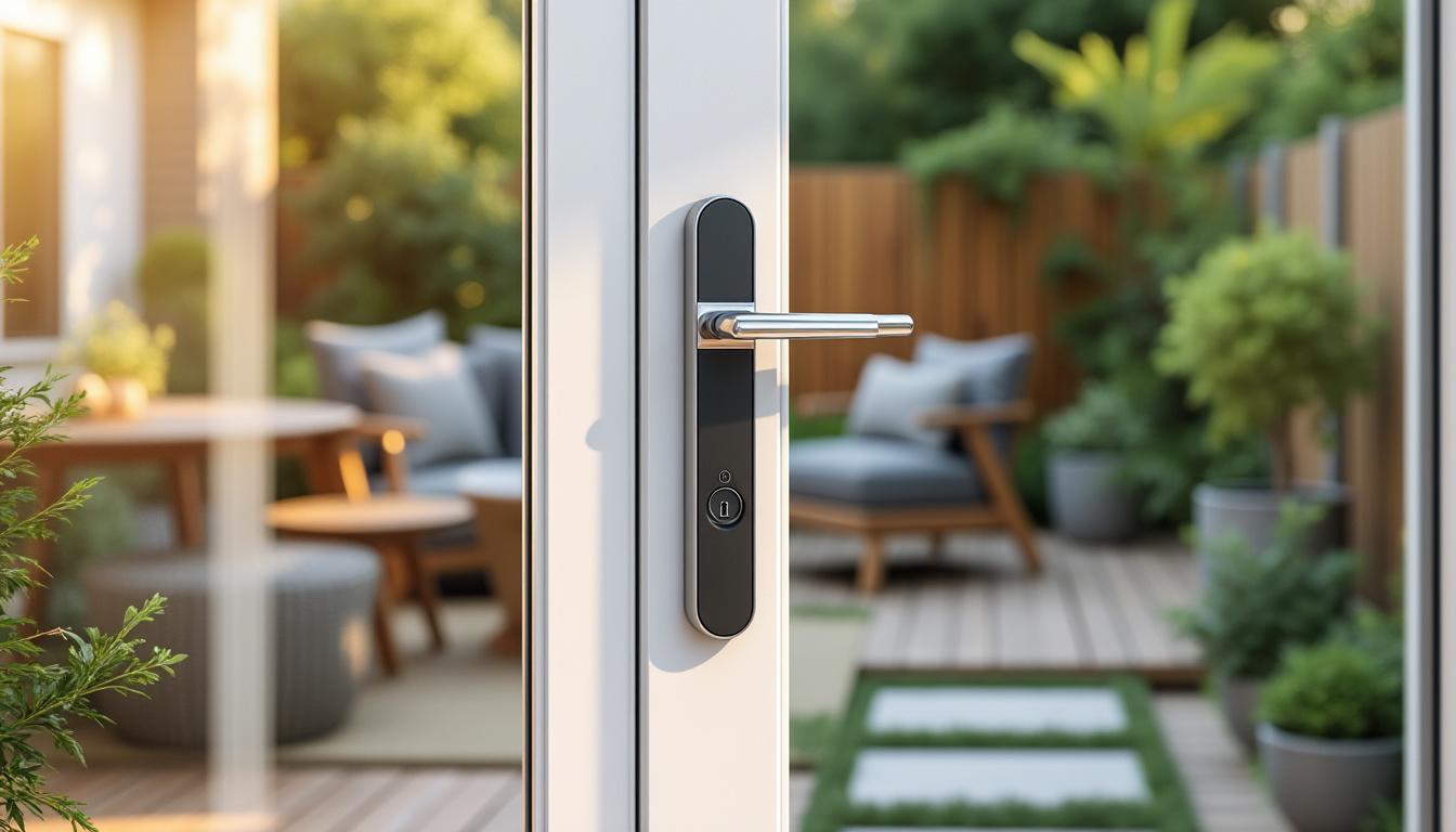 protégez efficacement votre porte-fenêtre grâce à nos verrous robustes et systèmes d’alarme performants, pour une sécurité renforcée et une tranquillité d’esprit assurée.