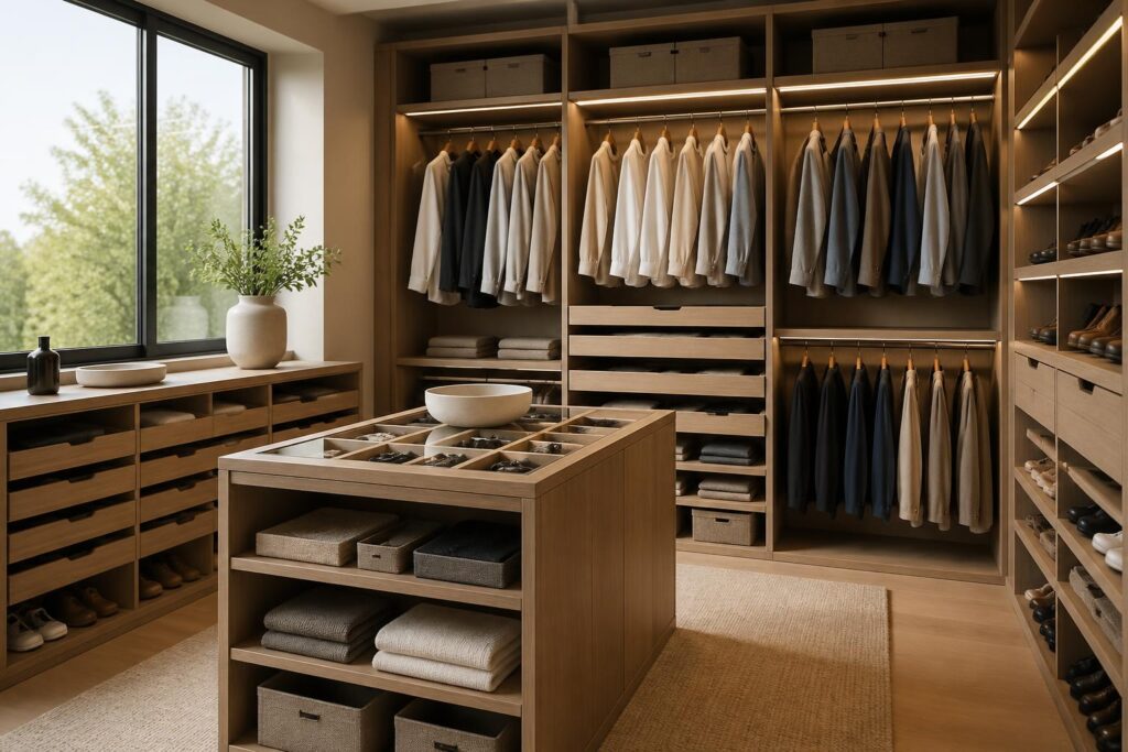 découvrez comment concevoir un dressing parfait grâce à nos astuces pour gagner de l’espace et maximiser l’organisation. optimisez votre rangement facilement et efficacement.