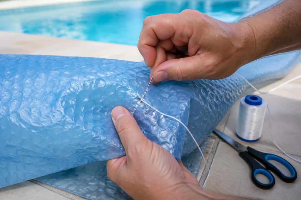 découvrez comment coudre une bâche à bulle pour réparer facilement votre couverture de piscine sans avoir à la remplacer entièrement. suivez notre guide étape par étape pour une réparation durable et économique.