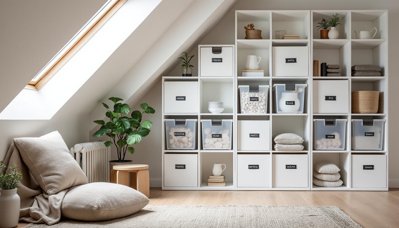 Comment Transformer Votre Grenier : Guide Pratique pour Organiser et Optimiser l'Espace 2 découvrez notre guide pratique pour transformer votre grenier en un espace organisé et optimisé. astuces et conseils pour maximiser chaque mètre carré facilement.