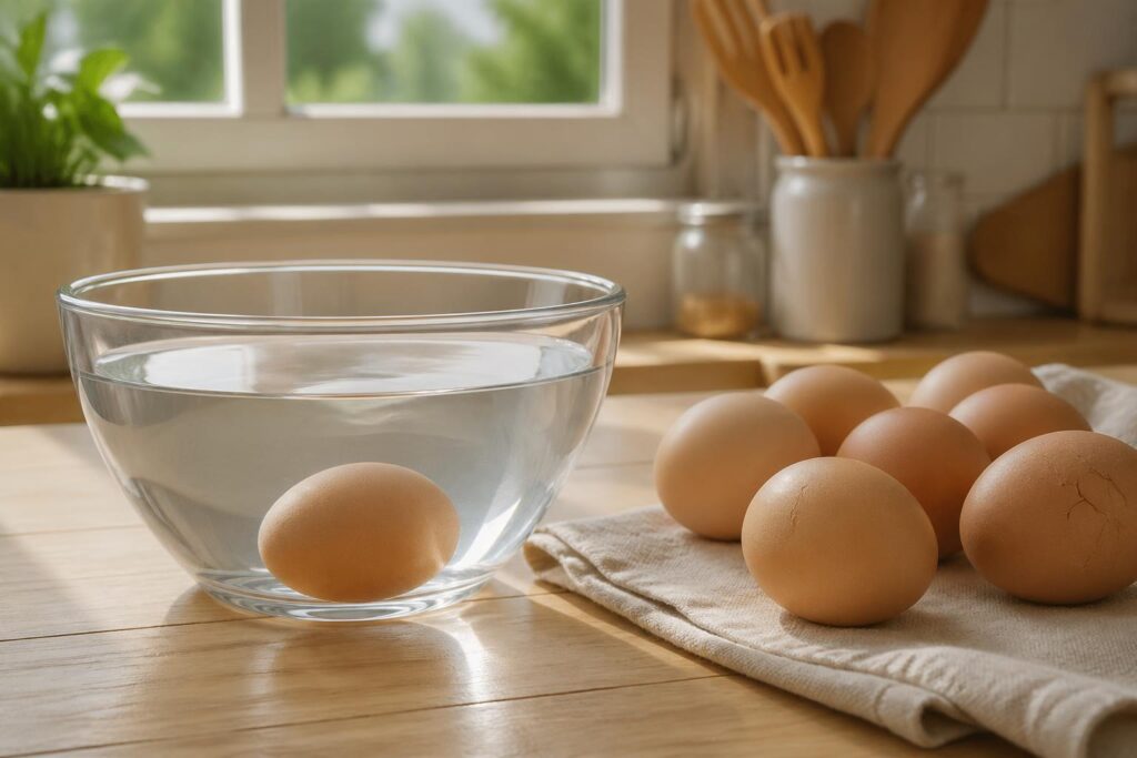 découvrez comment tester facilement la fraîcheur d'un œuf avec la méthode simple du test à l'eau. assurez-vous de la qualité de vos œufs en quelques secondes.