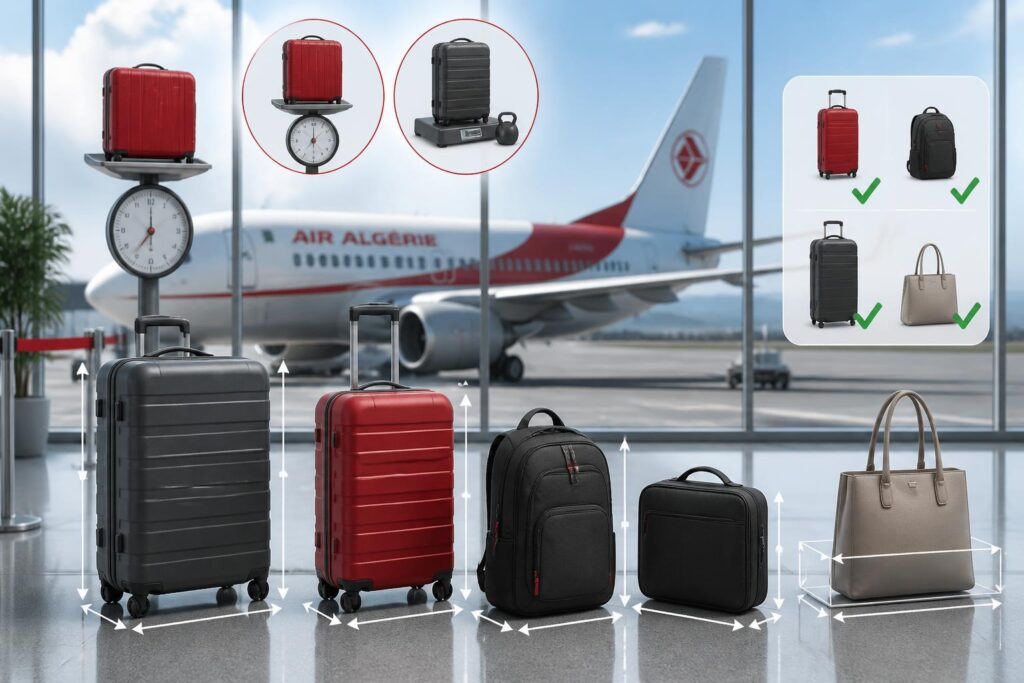 découvrez tout ce qu'il faut savoir sur les bagages air algérie : franchises, dimensions autorisées et conseils pratiques avant d'embarquer pour un voyage sans stress.