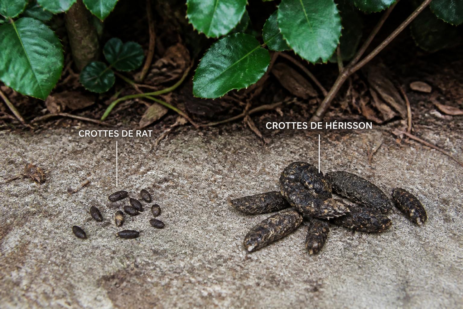 Crottes de Rat ou d'Hérisson : Comment les Distinguer et Quoi Faire 2 découvrez comment distinguer les crottes de rat de celles d'hérisson et apprenez les meilleures méthodes pour gérer ces nuisibles efficacement et en toute sécurité.