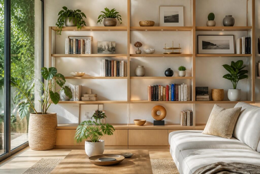 découvrez comment choisir et agencer vos étagères de salon pour sublimer vos murs et optimiser votre espace avec notre guide pratique complet.