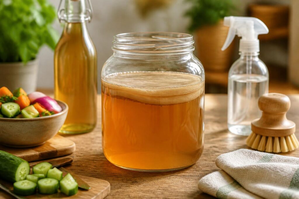 découvrez ce qu'est la mère de vinaigre, ses bienfaits et comment l'utiliser efficacement en cuisine pour vos recettes ainsi que dans l'entretien de la maison.