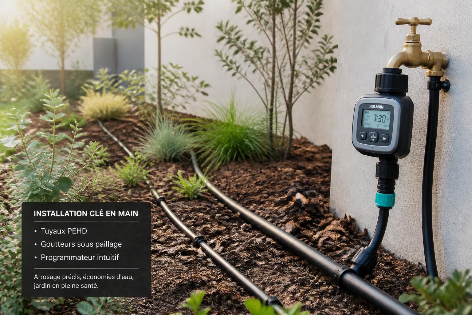 Comment installer vous-mĂȘme un systĂšme d'arrosage automatique : guide complet du matĂ©riel au plan 2 dĂ©couvrez notre guide complet pour installer vous-mĂȘme un systĂšme d'arrosage automatique, du choix du matĂ©riel Ă l'Ă©laboration du plan d'arrosage, et profitez d'un jardin parfaitement entretenu.