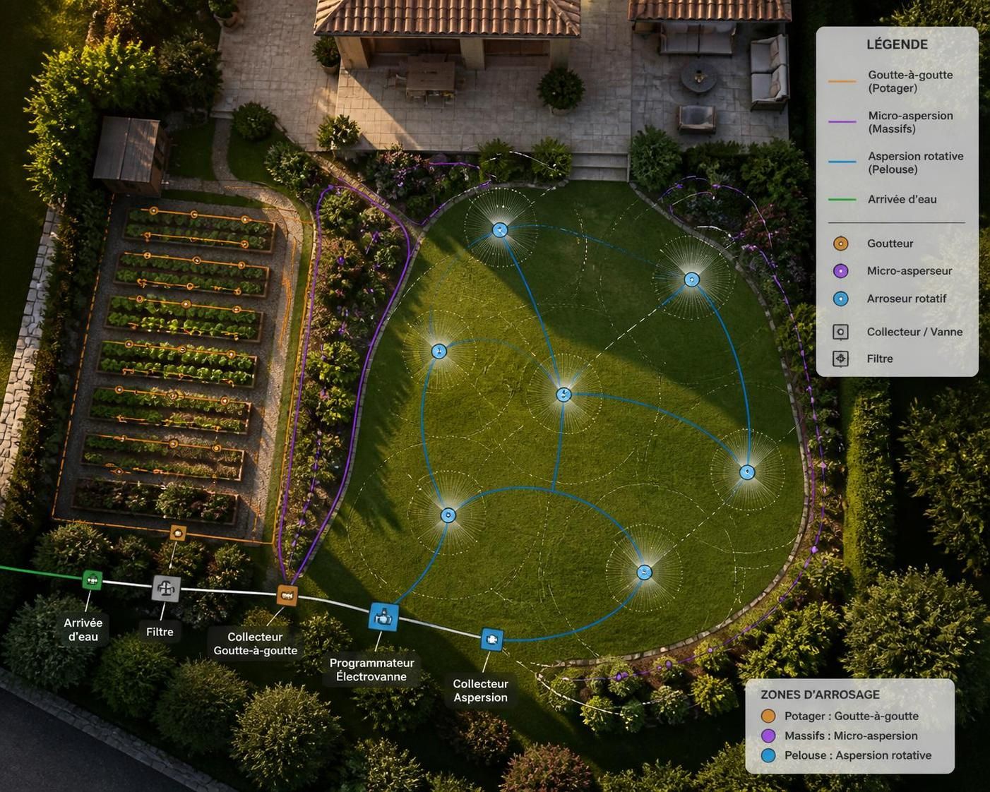 découvrez notre guide détaillé pour créer facilement votre système d'arrosage automatique, étape par étape, et profitez d'un jardin parfaitement entretenu sans effort.
