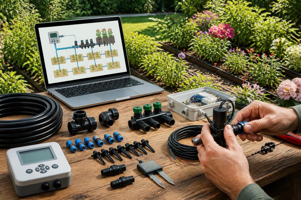 découvrez notre guide détaillé étape par étape pour créer facilement votre système d'arrosage automatique et optimiser l'entretien de votre jardin.