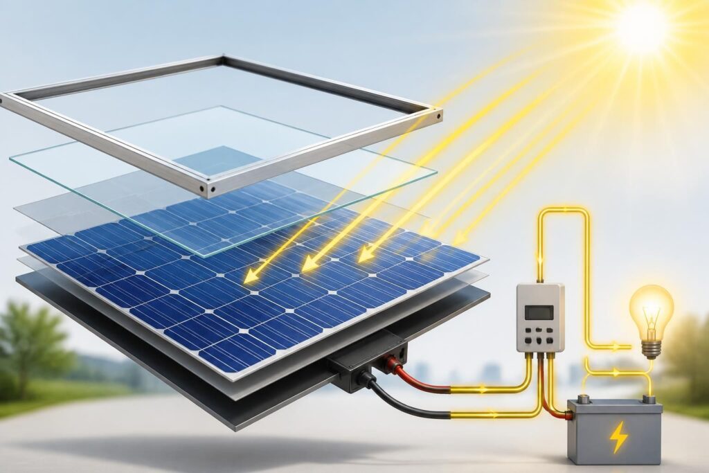 découvrez comment fonctionnent les panneaux solaires grâce à une explication simple et claire, idéale pour comprendre les bases de l'énergie solaire.