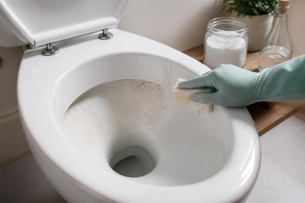découvrez une méthode efficace et douce pour nettoyer des wc très entartrés tout en préservant l'état de votre cuvette. astuces simples et naturelles pour un résultat impeccable.