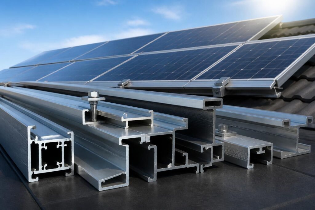 découvrez comment choisir le profilé de rail idéal pour votre installation de panneaux solaires afin d'assurer une fixation robuste et durable.