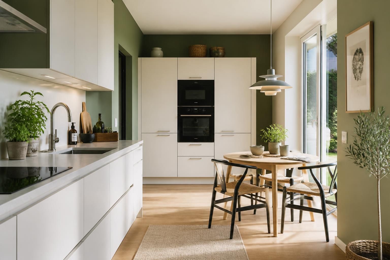 Décoration : Comment choisir le mur à peindre en couleur pour harmoniser votre cuisine 2 découvrez comment choisir le mur idéal à peindre en couleur pour créer une harmonie parfaite dans votre cuisine et sublimer votre décoration intérieure.