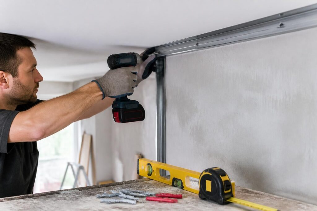 découvrez notre guide pratique pour installer un rail placo sur mur et plafond facilement, garantissant un alignement parfait pour vos travaux de rénovation.