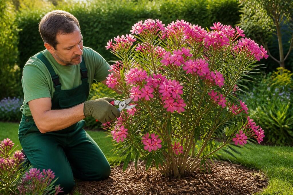 découvrez notre guide pratique saisonnier pour tailler votre laurier rose en pleine terre efficacement, sans le fatiguer, afin d'assurer une croissance saine et fleurissante.