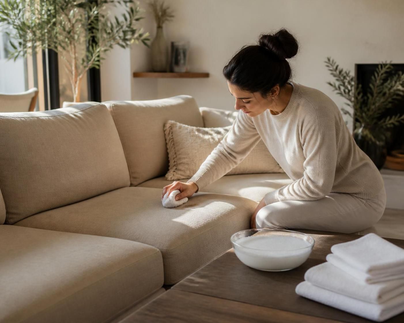 Nettoyer un canapé en tissu non déhoussable : astuces douces pour éviter les auréoles 2 découvrez des astuces douces et efficaces pour nettoyer un canapé en tissu non déhoussable sans laisser d'auréoles, afin de préserver la beauté et la fraßcheur de votre mobilier.