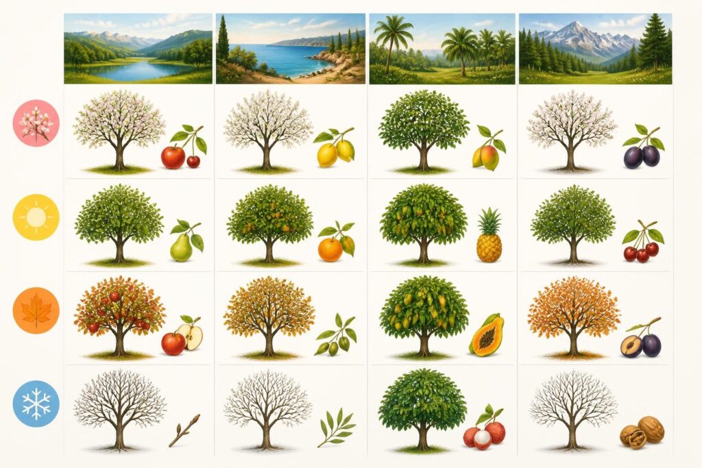 découvrez le calendrier parfait pour planter vos arbres fruitiers en tenant compte des spécificités climatiques, afin d'assurer une croissance optimale et une récolte abondante.