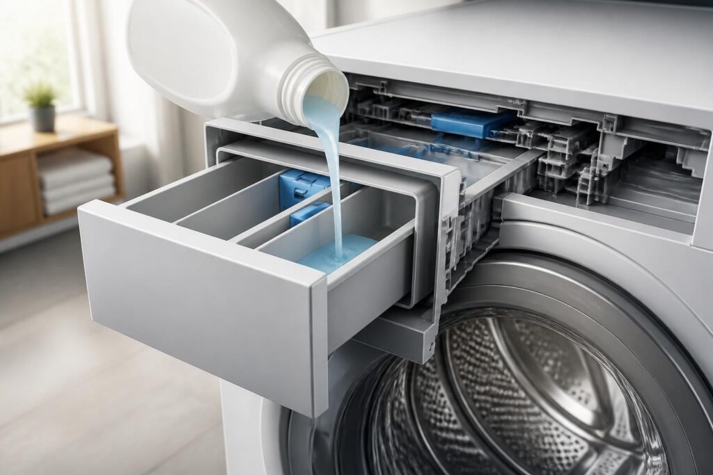 découvrez comment et où verser l’adoucissant dans votre machine à laver pour un résultat impeccable sans erreur. suivez notre mode d’emploi simple et pratique.