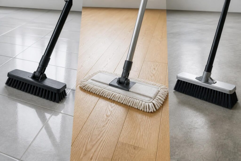 découvrez quel balai choisir en fonction de chaque type de revêtement de sol pour un nettoyage optimal et adapté à votre intérieur.